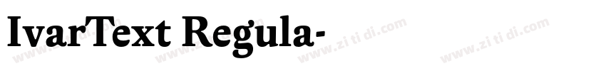 IvarText Regula字体转换 IvarText Regula字体转换